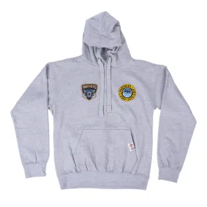 Cross Check Grey Pullover Hoodie
